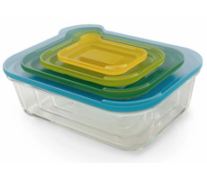 Joseph Joseph Nest - Dózy na potraviny sklenené / 130ml / 550ml / 1.3 l / 2.5 l