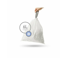 Simplehuman Vrecká do odpadkového koša 6 L typ B / zaťahovacie / 30 ks v balení