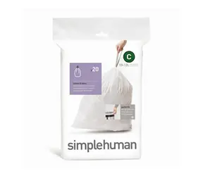 Simplehuman Vrecká do odpadkového koša 10-12 L typ C zaťahovacie