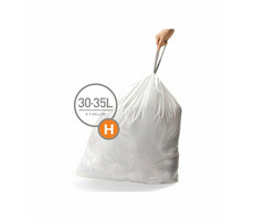 Simplehuman Vrecká do odpadkového koša 30-35 L typ H / zaťahovacie / 20 ks v balení