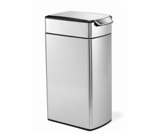 Simplehuman Dotykový odpadkový kôš – 40 l / úzky / matná nerez oceľ / FPP