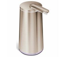 Simplehuman Bezdotykový dávkovač mydlovej peny - 295 ml / Rose Gold - nerez oceľ / dobíjací