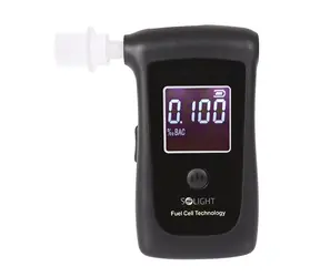 Solight 1T06 Alkohol tester / Profesionálny tester s presným senzorom technológie Fuel Cell / Rozpätie 0,0 - 4,0 ‰