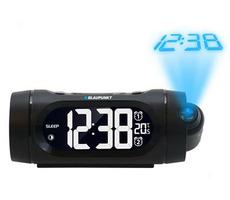 BLAUPUNKT CRP9BK čierna / Rádiobudík / FM PLL / teplomer / projekčná