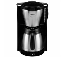 Philips Cafe Gaia HD7548/20 Čierno-strieborná / Kávovar na prekvapkávanú kávu / 1.2l / Automatické vypnutie