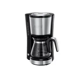 Russell Hobbs Compact Home 24210-56 / kávovar na prekvapkávanú kávu / 0.74L kanvica / čierno-strieborná