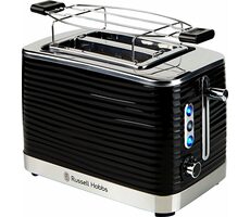 Russell Hobbs Inspire Black 24371-56 čierna / Hriankovač / 860 W / nastaviteľný stupeň opečenia / rozpekacia mriežka 
