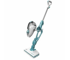 Black&amp;Decker FSMH1321-QS / parný mop + čistič / 1300W / 500 ml / 20 min prevádzka / 6 m / bielo-modrá