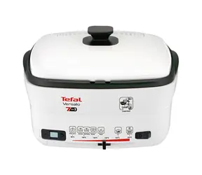 TEFAL Versalio Deluxe 7v1 FR490070 / multifunkčný hrniec / 1600 W / kapacita 1.3kg / 2L oleja / biela