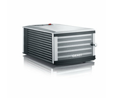 Graef DA 506 strieborno-čierna / sušička potravín / 650 W / sušicia plocha 0.65 m2 / 6 poschodí 295 x 365 mm / 30-70 ° C