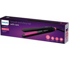 Philips StraightCare Essential ThermoProtect BHS375-00 / žehlička na vlasy / 220 ° C / 100mm doštičky / keratín / čierna