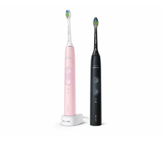 Philips Sonicare ProtectiveClean 4500 HX6830-35 / elektrická zubná kefka / 2 režimy / BrushSync / 2ks-čierna a ružová