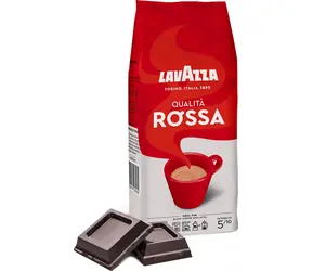 LAVAZZA Qualita Rossa 250 g / Zrnková káva / 30% Robusta &amp; 70% Arabica / Vákuové balenie