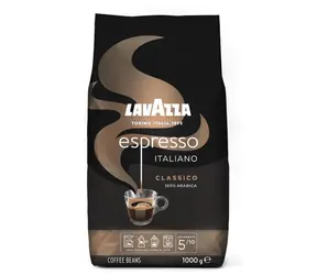 LAVAZZA Espresso 1 kg / Zrnková káva / 100% Arabica / Vákuové balenie