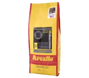 ARCAFFE Mokacrema 1 kg / Zrnková káva / 100% Arabica / Vákuové balenie