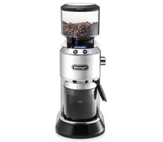 DeLonghi KG520M strieborná / mlynček na kávu / zásobník 350 g / 150 W / 18 stupňov hrubosti 