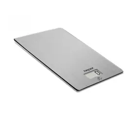 Beper 90131 strieborná / kuchynská váha / max. 5 kg / presnosť 1 g / funkcia TARE / automatické vypnutie / 1x CR2032 / nerez