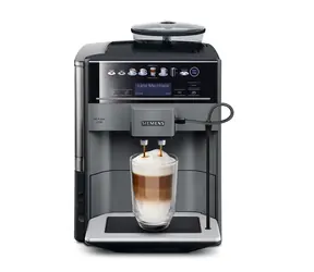 Siemens TE651209RW šedo-čierna / automatický kávovar / 1500 W / 1.7 l / 15 bar / zrnková aj mletá káva / dotykové ovl.