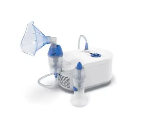 Omron C102 total biela / Kompresorový inhalátor s nosnou sprchou / maska 2ks