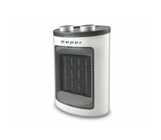 BEPER RI-080 biela / Kompaktný teplovzdušný ventilátor / 1500W / termostat / poistka proti prehriatiu