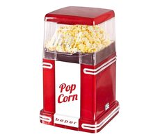BEPER 90590-Y bielo-červená / Popcornovač / 1200W / teplovzdušný
