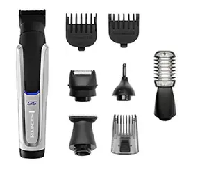 Remington PG5000 / zastrihávač fúzov a chĺpkov / 1.5 - 20 mm / 90 min prevádzka / vodeodolný / 9 nástavcov / šedá