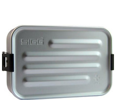 SIGG Metal Box Plus S strieborná / Olovrantový box / Hliník / 17 x 11.7 x 6 cm