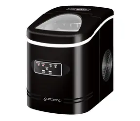 Guzzanti GZ 122 čierna / Výrobník ľadu / 100W / Nádoba na vodu | ľad: 2.2 L | 0.7 kg / 12kg kociek-24 hod 