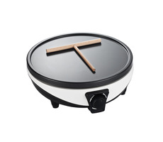 Guzzanti GZ 006 strieborná-čierna / Palacinkovač / 1000 W / priemer 30 cm / termostat