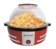 Guzzanti GZ 135 červená / Teplovzdušný popcornovač / 1200 W / servírovacia miska