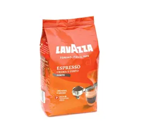 LAVAZZA Espresso Crema e Gusto Forte 1 kg / Zrnková káva / 20% Arabica &amp; 80% Robusta