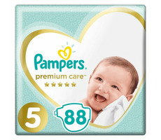 Pampers Premium Care Mega Box Junior (88 ks) / Plienky / Veľkosť 5 (11-18 kg)