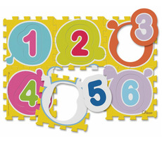 Chicco Penové puzzle Čísla 30x30 cm