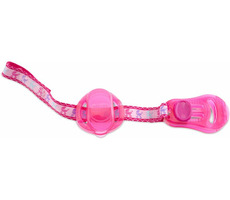 Chicco Klip na cumlík s krytom ružová