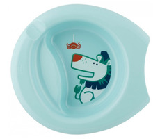 Chicco Tanier Easy Feeding modrá / od 6 mesiacov