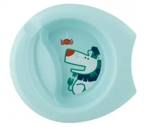 Chicco Tanier Easy Feeding modrá / od 6 mesiacov