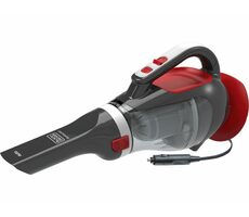 Black&Decker ADV1200 šedá-červená / Autovysávač 12V / 0.61 l / 1053 l-min / kábel 5 m / dopredaj