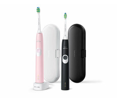 Philips Sonicare ProtectiveClean 4300 HX6800-35 čierna-ružová / Elektrická zubná kefka / 62.000 pulzov / 2 telá