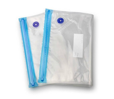 Lauben Zip Lock Bag Set / vrecká s vákuovým ventilom / 5 ks 20 x 22 cm / 5 ks 27 x 35 cm / BPA free