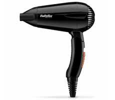 Babyliss 5344E Travel Dry 2000 čierna / Cestovný fén na vlasy / 2000 W / 2 teploty / 2 rýchlosti
