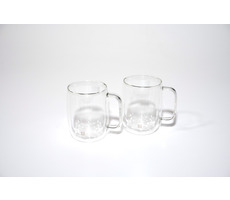 Zwilling Sorento Plus sada sklenených hrnčekov na kávu (2ks) / 335 ml / dvojitá stena