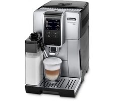 DeLonghi Dinamica PLUS ECAM 370.85SB strieborná / automatická kávovar / 1450W / 19 bar / 1.8 l / zásobník 300 g