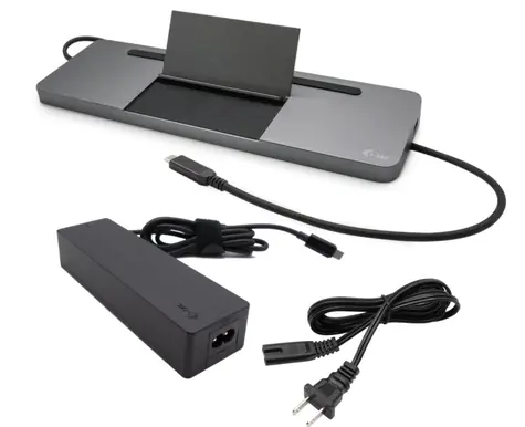 i-TEC USB-C Metal Ergonomic 4K C31FLATPRO100 / Dokovacia stanica / + nabíjačka 100 W / 3x monitor / PD 85W