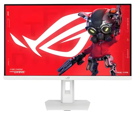 27" Asus ROG Strix XG27ACMES-W biela / Monitor / IPS / QHD / 255Hz / 1ms / HDMI+DP+USB-C / Pivot