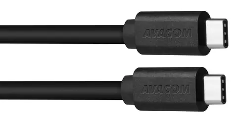Avacom USB Type-C - USB Type-C čierna / Kábel USB / 3A / 100cm