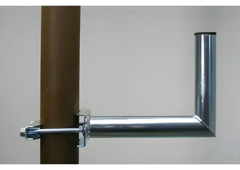 OEM Stožiarový držiak antény 25 cm / Stožiarový držiak antény / Priemer 42 mm / Galvanický zinok