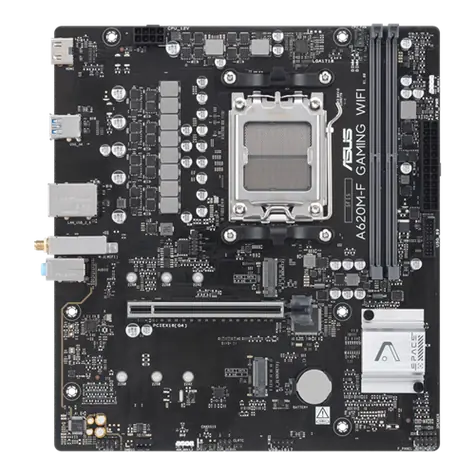 Asus A620M-F GAMING WIFI / Základná doska / AMD A620 / DDR5 / 2x M.2 / 2.5 GLAN / Wi-Fi 6 / sc. AM5 / mATX