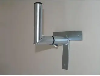 OEM T-držiak antény 20 cm / Držiak antény / galvanický zinok / priemer rúrky 32 mm