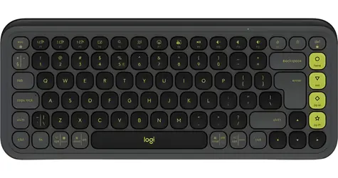 Logitech POP Icon Keys grafitová / Bezdrôtová klávesnica / Bluetooth / US layout / membránová