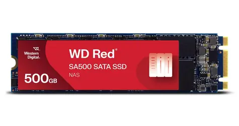 WD Red SA500 M.2 500 GB / M.2 SSD 2280 / SATA III / čítanie: 560 MB/s / zápis: 530 MB/s / IOPS: 95K-85K / 5y
